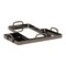 Homeroots Set of Two Pewter Aluminum And Mirrored Glass Handmade Serving Trays 625662 - alternate 7