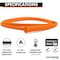 Kable Kontrol Wrap Around Braided Cable Sleeving- 2in ID, 50FT, Orange BSSCE2.00-OR-50 - alternate 5