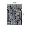 World Rug Gallery Contemporary Lines Area Rug 2 ft 3 in x 4 ft Black WR97BLACK2X4 - alternate 6