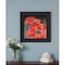 Homeroots Blooms on Black II 2 Black Framed Print Wall Art 405115 - alternate 4