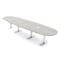 Skutchi Designs 14ft Boval Conference Table With Power | Harmony Series | 14 Person Meeting Room Table HAR-BOVL-48X168-T-K458-ESIL - alternate 1