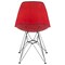 Leisuremod Cresco Plastic Dining Side Chair, Transparent Red, 2PK CR19TR2 - alternate 7