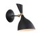 Jonathan Y Josef 10" Iron Retro LED Wall Sconce, Black JYL9066A - alternate 1