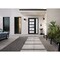 Vdomdoors Front Exterior Prehung FiberGlass Door Frosted Glass / Manux 8002 Matte Black / Sidelight Exterior MANUX8002EXD-BLK-W36+12 x H80-RH - alternate 5