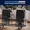 Flash Furniture Hercules Series Plastic Folding Chair Black - 10 LB Weight Capacity Comfortable Event Chair-Lightweight Folding Chair, PK10 10-LE-L-3-BK-GG - alternate 15
