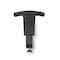 Homeroots Black Adjustable Armrests Chair Frame 372434 - alternate 4