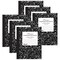 Bazic Products Premium Composition Book, College Ruled, Black Marble, 100 Sheets, 6PK 5091 - alternate 1