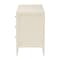 Baxton Studio Primrose Mid-Century Ivory Fluted Wood 6-Drawer Dresser 249-13823-ZORO - alternate 7