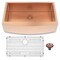 Homeroots 10in X 33in Gold Stainless Steel Undermount Kitchen Sink 719949 - alternate 5