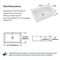Wrightmaster 33" Apron-Front Single Bowl White Ceramic Workstation Kitchen Sink w/ Bottom Grids and Drying Rack ZOR-AWS332010JTDG - alternate 5