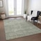 Homeroots 8' X 10' Sage And Ivory Abstract Washable Indoor Outdoor Area Rug 605563 - alternate 6