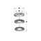 Cmt SPACER RING KIT Dia.50x9x31.75mm FOR CUTTER HEAD 694.015.31 695.998.02 - alternate 3