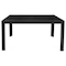 Leisuremod Mace Weave Design Outdoor Rectangular Dining Table, Black MT55BL - alternate 7