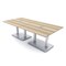 Skutchi Designs Rectangle Conference Table With Power Unit, 48 in W, 96 in L, Brown HAR-REC-48X96-DOU-K525-ESIL - alternate 1
