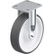 Blickle Rigid Plate Caster, PU, 8", 1250 lb. BEHS-POTH 200K-14 - alternate 1