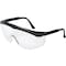 Mcr Safety SS1, Safety Glasses, Anti-Scratch, Clear Lens, Black Frame, Half Frame SS110 - alternate 1
