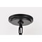 Nuvo Liam, 6 Light Chandelier, Matte Black, White Opal Glass 60/8216 - alternate 5
