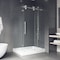 Vigo 36 in. L x 48 in. W x 79 in. H Frameless Sliding Shower Enclosure Kit in Stainless Steel VG6051STCL48WR - alternate 6