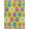 Homeroots 5' X 8' Lime Green Pink And Purple Southwestern Washable Indoor Outdoor Area Rug 615147 - alternate 8