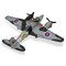 Homeroots 4" Black and Gray Metal Hand Painted Model Airplane Tabletop Sculpture 489460 - alternate 6