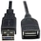 Tripp Lite Reversible USB Extension Cable, Blck, 10ft UR024-010 - alternate 1