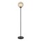 Homeroots 66" Black Floor Lamp With Gold Mercury Glass Globe 523358 - alternate 7