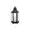 Homeroots Set of Three Clear And Black Glass And Metal Floor Lantern Candle Holders, 3PK 719767 - alternate 5