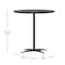 Flash Furniture Lars 30 in Round Wood Cocktail Table with 30 in and 42 in Columns, Black XA-30-COTA-BK-GG - alternate 14