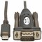Tripp Lite USB 2.0 USB-C TO DB-9 ADAPTER CABLE RS-232 TO USB-C M/M  5FT U209-005-C - alternate 1