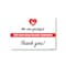 Signmission Public Safety, 5" Height, Decal, 5" x 3.5", We Are Grateful For Our Healthcare Workers OS-NS-D-35-25418 - alternate 1