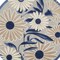 Homeroots 8' Blue and Gray Round Floral Indoor Outdoor Area Rug 527641 - alternate 6