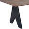 Homeroots 79" Espresso Solid Wood Cross Leg Base Dining Table 623354 - alternate 7