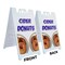 Signmission Cider Donuts, A-Frame & 2 Decals Installed, Heavy-Duty Plastic Frame SBHD-D-2436-Cider Donuts - alternate 5