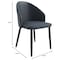 Leisuremod Paradiso Collection Modern Dining Seat in Black PC50BL - alternate 4