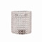 Homeroots 8" Clear And Silver Bejeweled Crystal Wall Sconce Candle Holder 628120 - alternate 1