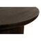 Homeroots 24" Dark Brown Distressed Solid Wood Round Pedestal End Table 605351 - alternate 7