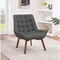 Osp Home Furnishings Shelly Tufted Chair, Charcoal SHE-K26 - alternate 6