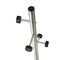 Homeroots 68in Brushed Steel Brushed Steel Coat Rack 372942 - alternate 4