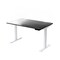 Homeroots 60" Adjustable Black and White Stainless Steel Standing Desk 397732 - alternate 4