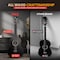 Pyle Beginner Acoustic Guitar Kit, 1/2 Junior Size All Wood Instrument with Full Accessory Kit, Picks PGACLS40BKMT - alternate 5