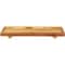Homeroots 29" Natural Teak Wood Bath Tray And Seat 376658 - alternate 1