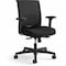 Hon Convergence Synchro Tilt Task Chair - Black Seat Color - Fabric Seat Material - Black Back Color - CMY1ACU10 - alternate 1