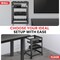Pyle 15U Server Rack Network Cabinet - Open Frame Rack, Wall Mountable Heavy Duty Designs for Servers & PLRS15UW - alternate 5
