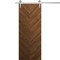 Sartodoors Modern Barn Door 18 x 80 inches, Ego 5005 Cognac Oak Veneer, 6.6FT Silver Rail Track Heavy Hardwar EGO5005BD-S-DKO-18 - alternate 1