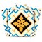 Homeroots 12" X 12" Gold Snowflake Peel and Stick Removable Tiles 556445 - alternate 1