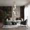 Z-Lite Aimie 5-Light Chandelier, 12 in W x 13 in H, Modern Gold 828P6-5R-MGLD - alternate 6