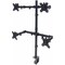 Manhattan - Strategic MANHATTAN UNIVERSAL FOUR MONITOR MOUNT WITH DOUBLE-LINK SWING ARMS HOLDS TWO 13 461566 - alternate 1