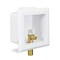 Everflow Icemaker Outlet Box W/ Valves; 1/2'' MIP/SWT; White ABS (Single) SB100-T - alternate 1