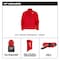 Milwaukee Tool M12 Heated TOUGHSHELL Men's Jacket, Red, Heats 3 to 12 Hours, 3 Outside Pockets, 3XL M100R-213X - alternate 15