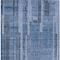 Homeroots 5' X 8' Navy Blue And Gray Striped Washable Indoor Outdoor Area Rug 602792 - alternate 8